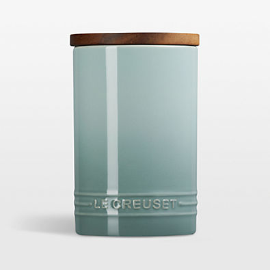 View Le Creuset ® 26-Oz. Sea Salt Stoneware Canister details