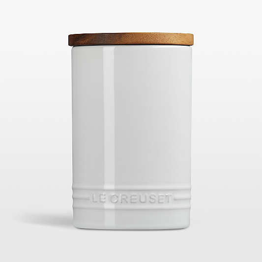 Le Creuset ® 26-Oz. White Stoneware Canister