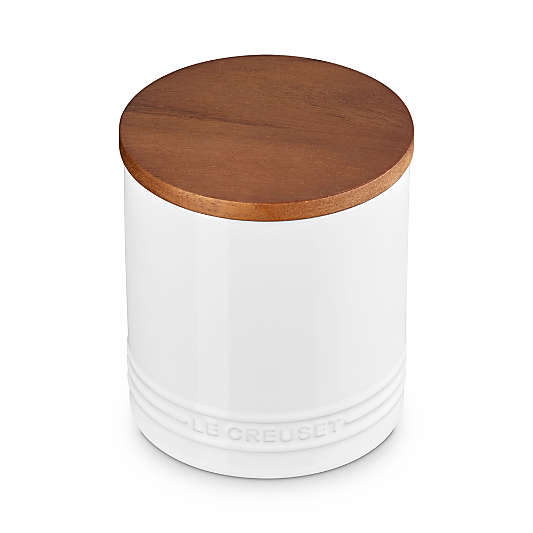 Le Creuset ® 40-Oz. White Stoneware Canister