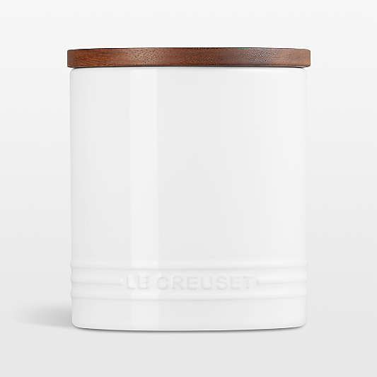 Le Creuset ® 40-Oz. White Stoneware Canister