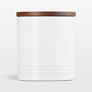Le Creuset ® 40-Oz. White Stoneware Canister