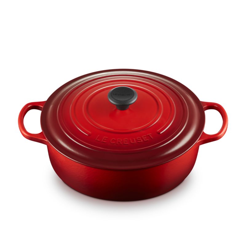 Le Creuset ® Cerise 6.4-L/6.75-Qt. Round Wide Dutch Oven - image 1 of 5