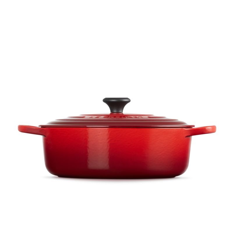 Le Creuset ® Cerise 6.4-L/6.75-Qt. Round Wide Dutch Oven - image 4 of 5