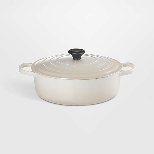 Le Creuset ® Meringue 6.4-L/6.75-Qt. Round Wide Dutch Oven