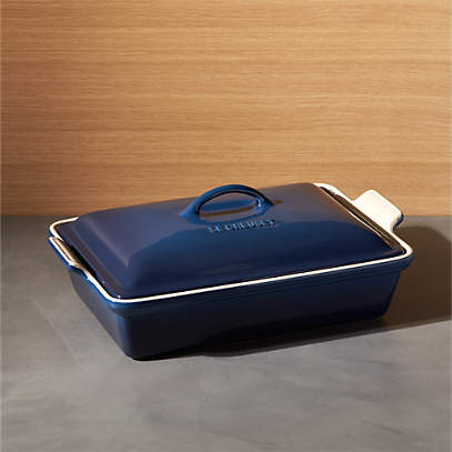 UNICASA UNIcASA casserole Baking Dish with Lid - ceramic Blue