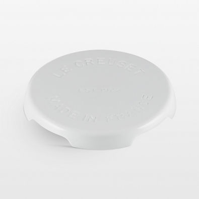 View Le Creuset ® Signature White Enameled Cast Iron Trivet details