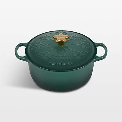 Le Creuset White 12 Days of Christmas 3.5-Qt. Round Dutch Oven