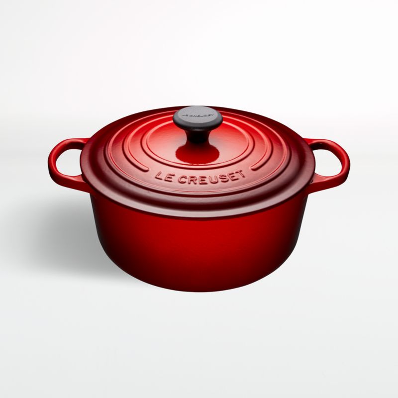 Le Creuset ® Signature 5.3-Liter/5.5-Quart Round Cerise Red Dutch Oven with Lid - image 0 of 2