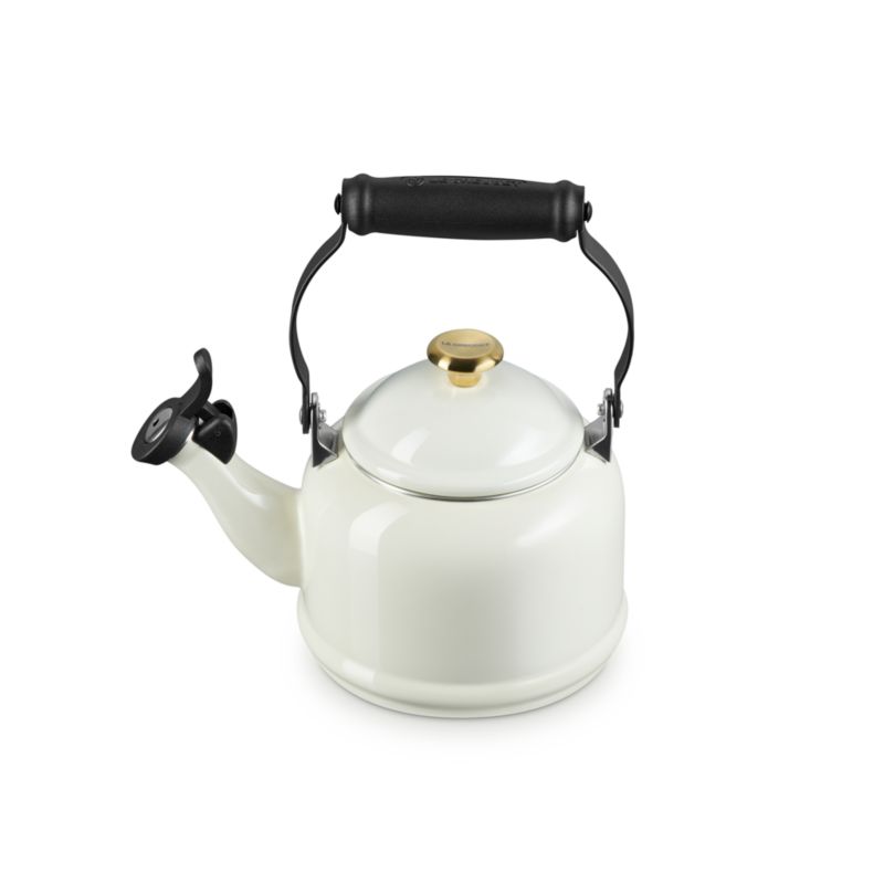 Le Creuset ® Demi 1.25-Qt. Cream Stovetop Tea Kettle - image 1 of 3