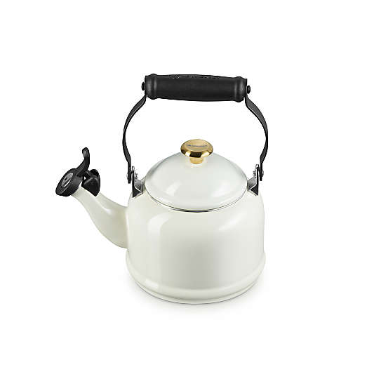 Le Creuset ® Demi 1.25-Qt. Cream Stovetop Tea Kettle