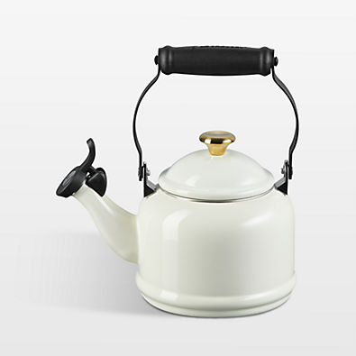 View Le Creuset ® 1.25-Qt. Demi Cream Whistling Tea Kettle details