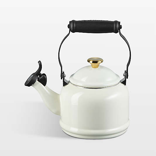 Le Creuset ® 1.25-Qt. Demi Cream Whistling Tea Kettle
