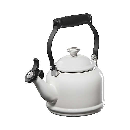 Le Creuset ® 1.25-Qt. Demi White Whistling Tea Kettle