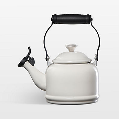 View Le Creuset ® 1.25-Qt. Demi White Whistling Tea Kettle details