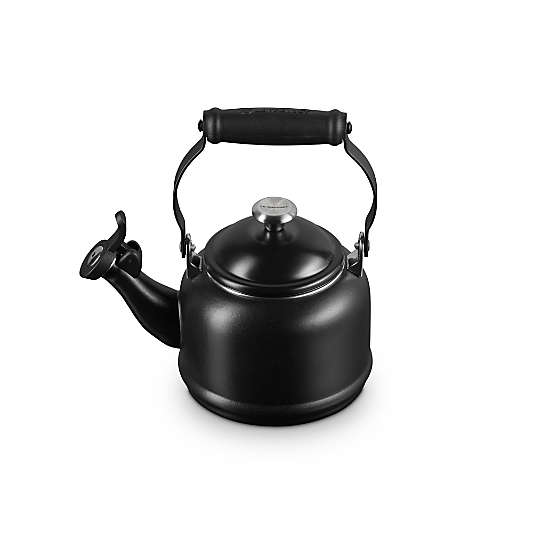 Le Creuset Signature Demi 1.25-Qt. Licorice Tea Kettle
