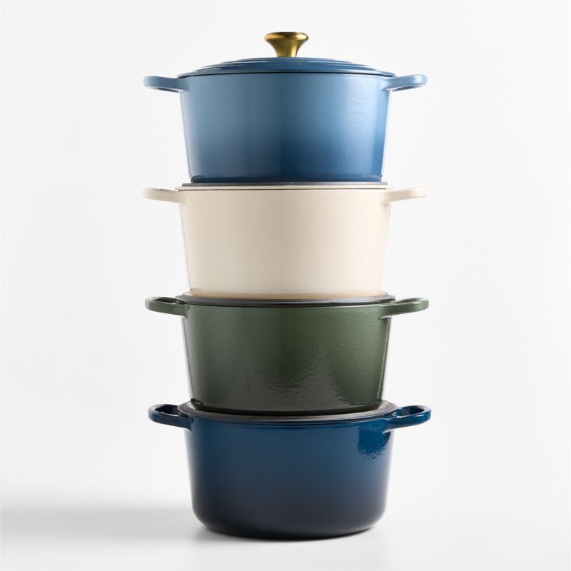 Le Creuset ® Signature 6.5-Qt. Nuit Enameled Cast Iron Deep Round Dutch Oven - image 2 of 9