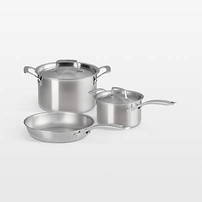 Le Creuset ® Essential Stainless Steel 5-Piece Cookware Set