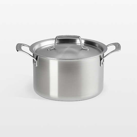 Le Creuset ® Essential Stainless Steel 4-Qt. Deep Covered Stockpot