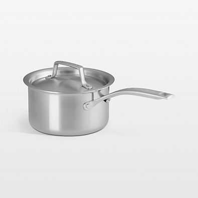 View Le Creuset ® Essential Stainless Steel 2-Qt. Covered Saucepan details