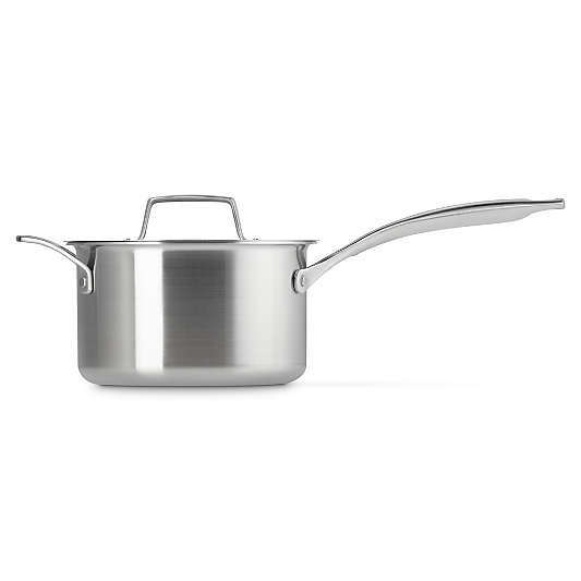 Le Creuset ® Essential Stainless Steel 3-Qt. Covered Saucepan