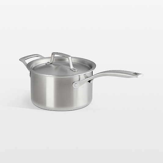 Le Creuset ® Essential Stainless Steel 3-Qt. Covered Saucepan