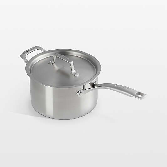 Le Creuset ® Essential Stainless Steel 4-Qt. Covered Saucepan
