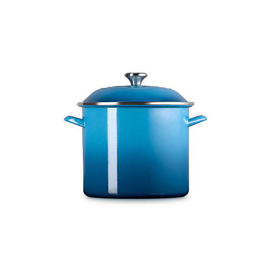 Le Creuset ® 12-Qt. Marseille Enameled Steel Stockpot with Stainless Steel Knob