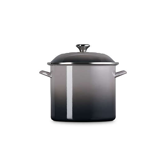 Le Creuset ® 12-Qt. Oyster Enameled Steel Stockpot with Stainless Steel Knob