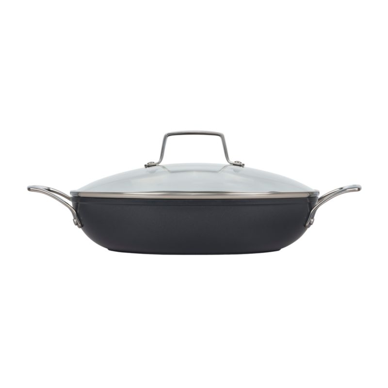 Le Creuset ® Essential Ceramic Non-Stick 11" Shallow Braiser with Glass Lid - image 1 of 2