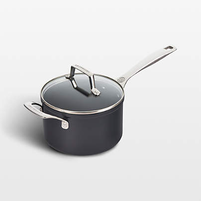 Le Creuset ® Essential Ceramic Non-Stick 3-Qt. Saucepan with Glass Lid