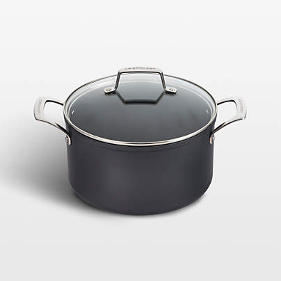 Le Creuset ® Essential Ceramic Nonstick 6.3-Qt. Stockpot with Glass Lid