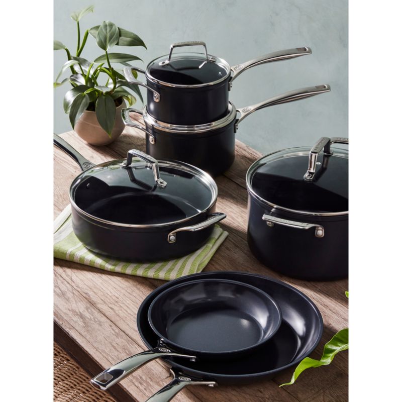 Le Creuset ® Essential Ceramic Non-Stick 10-Piece Cookware Set - image 4 of 5