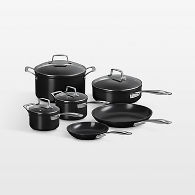 View Le Creuset ® Essential Ceramic Nonstick 10-Piece Cookware Set details