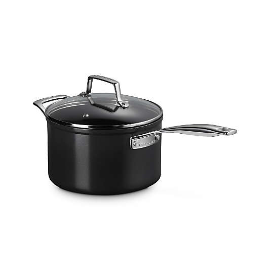 Le Creuset ® Essential Ceramic Non-Stick 4-Qt. Saucepan with Glass Lid