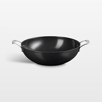 View Le Creuset ® Essential Ceramic Non-Stick 6.3-Qt. Wok details