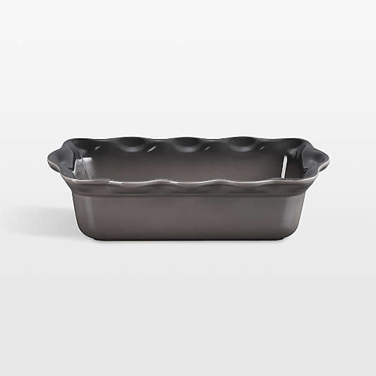 Le Creuset ® Heritage Oyster Fluted Ceramic Loaf Pan