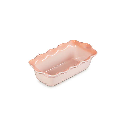Le Creuset ® Heritage Peche Fluted Ceramic Loaf Pan