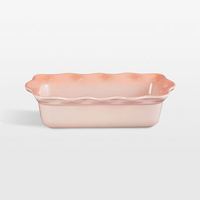 View Le Creuset ® Heritage Peche Fluted Ceramic Loaf Pan details