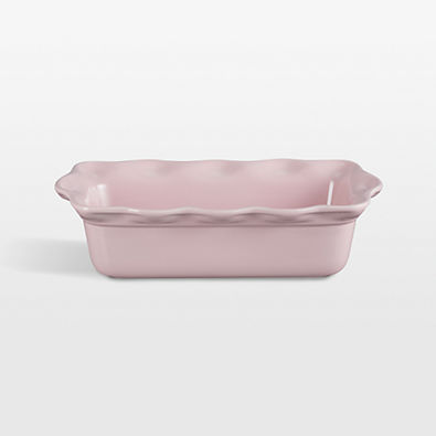 View Le Creuset ® Heritage Chiffon Pink Fluted Ceramic Loaf Pan details