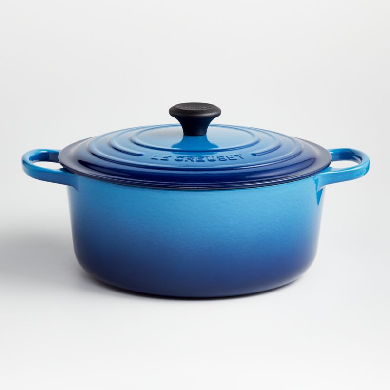 Le Creuset Blueberry 5.3-Liter/5.5-Quart Dutch Oven | Crate & Barrel Canada