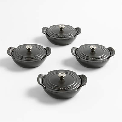 Le Creuset ® Gourmand .33-Qt. Individual Serving Braiser with Lids, Set of 4