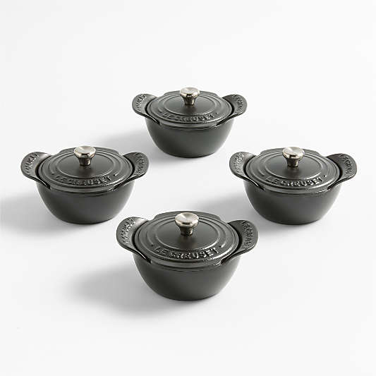 Le Creuset ® Gourmand .33-Qt. Individual Serving Cocottes with Lids, Set of 4