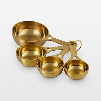 View Le Creuset ® 4-Piece Gold Measuring Cup Set details