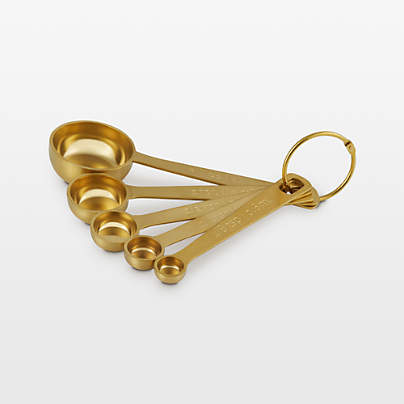 Le Creuset ® 5-Piece Gold Measuring Spoon Set