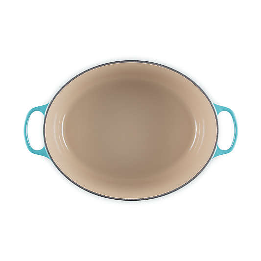Le Creuset ® Signature 15.5-Qt. Caribbean Enameled Cast Iron Goose Pot Dutch Oven