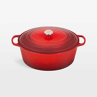 Le Creuset ® Signature 15.5-Qt. Cerise Enameled Cast Iron Goose Pot Dutch Oven