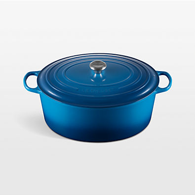 View Le Creuset ® Signature 15.5-Qt. Marseille Enameled Cast Iron Goose Pot Dutch Oven details