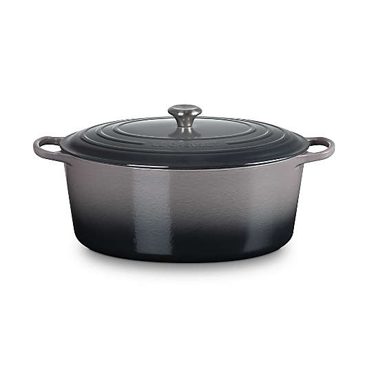 Le Creuset ® Signature 15.5-Qt. Oyster Enameled Cast Iron Goose Pot Dutch Oven