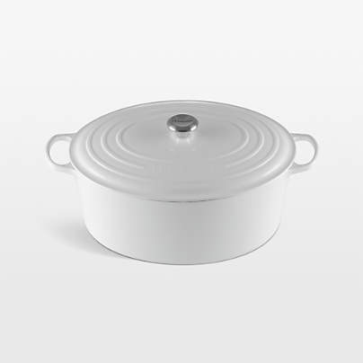 Le Creuset ® Signature 15.5-Qt. White Enameled Cast Iron Goose Pot Dutch Oven