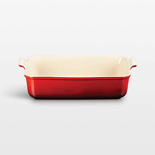 Le Creuset ® Heritage 6.3L Cerise Deep Rectangular Lasagna Dish